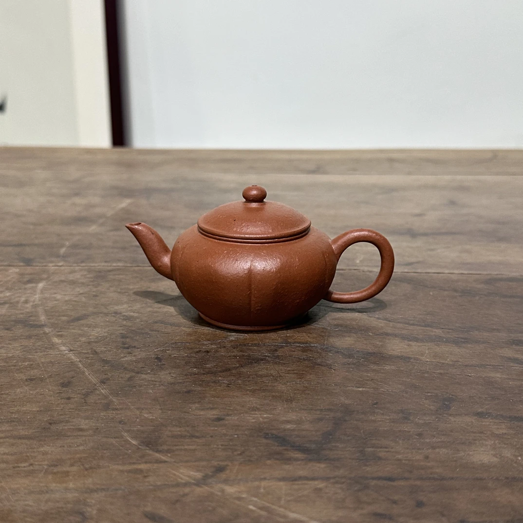 《葵灯壶》暮古器 90毫升 老朱泥 全手工制作