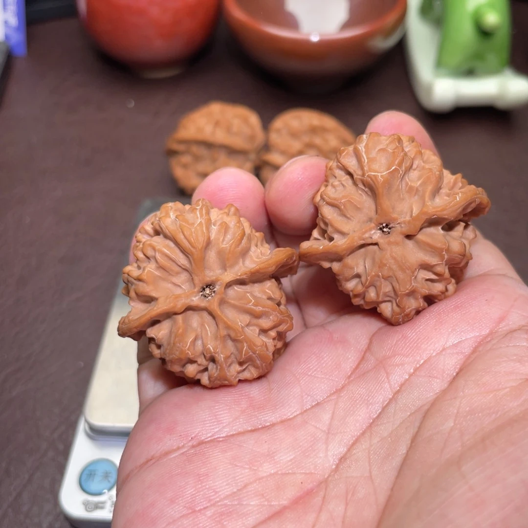 半**差文玩核桃无药苹果38