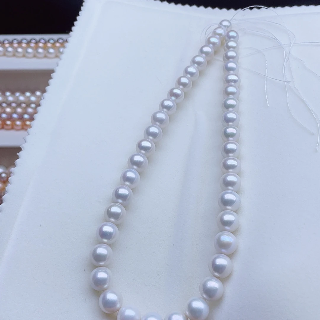 颈饰银S925镶嵌淡水珍珠