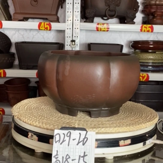紫砂花盆宜兴紫砂花盆产地直销