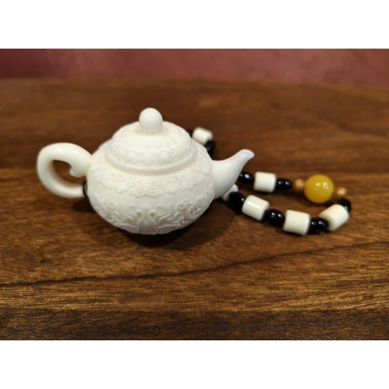 雕刻茶壶手把挂件-5484