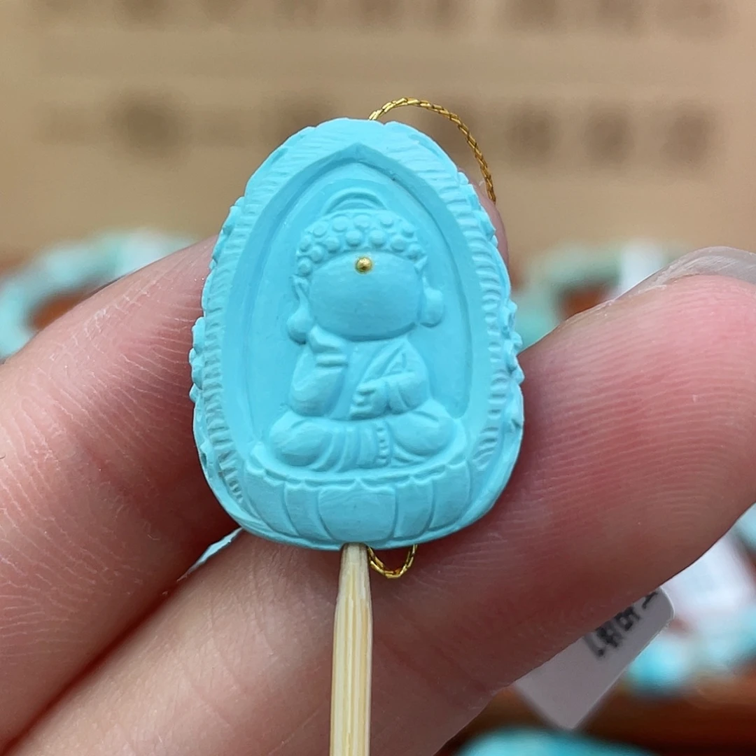 未镶嵌绿松石珠宝奇石
