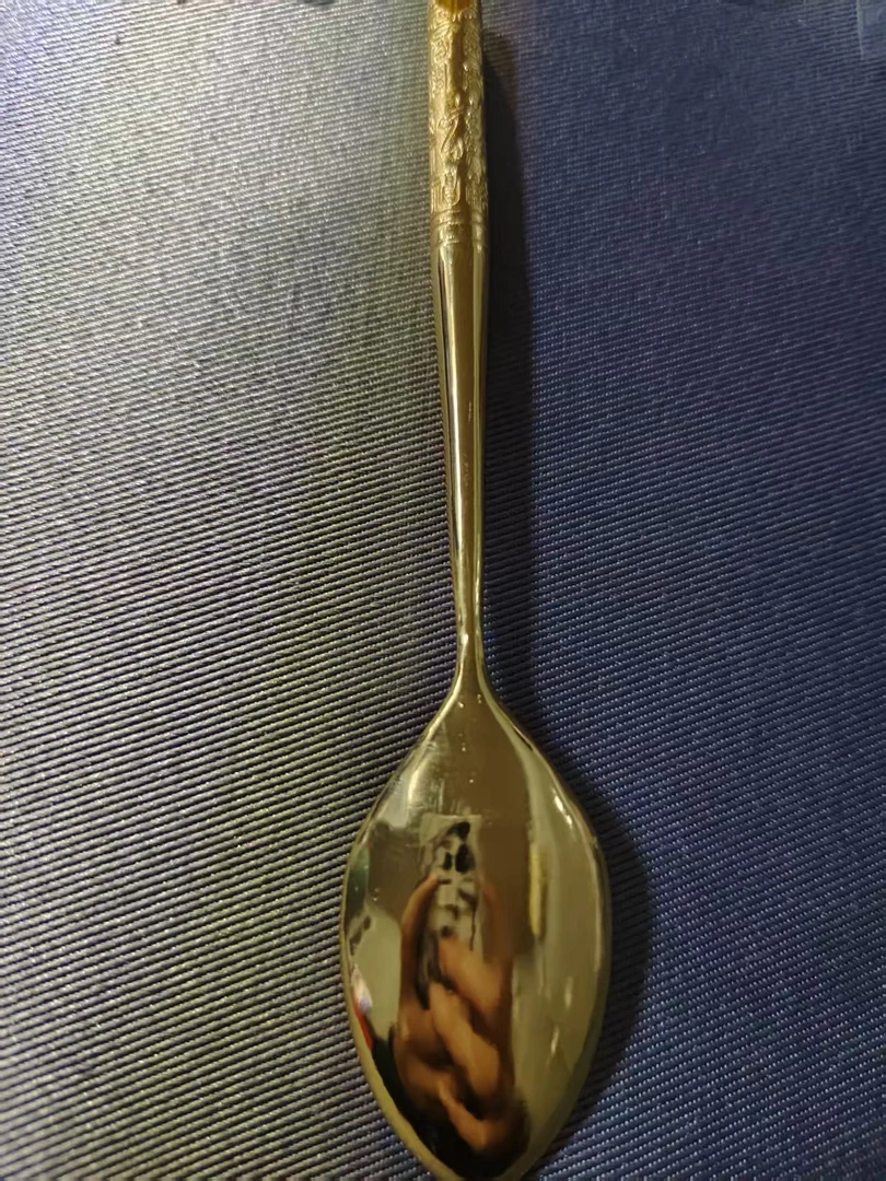 （质检发货）轻奢经典百搭黄色勺子摆件ys92709