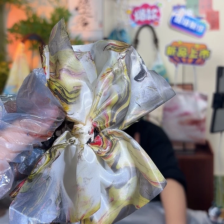 铁合金皮质蝴蝶结抓夹