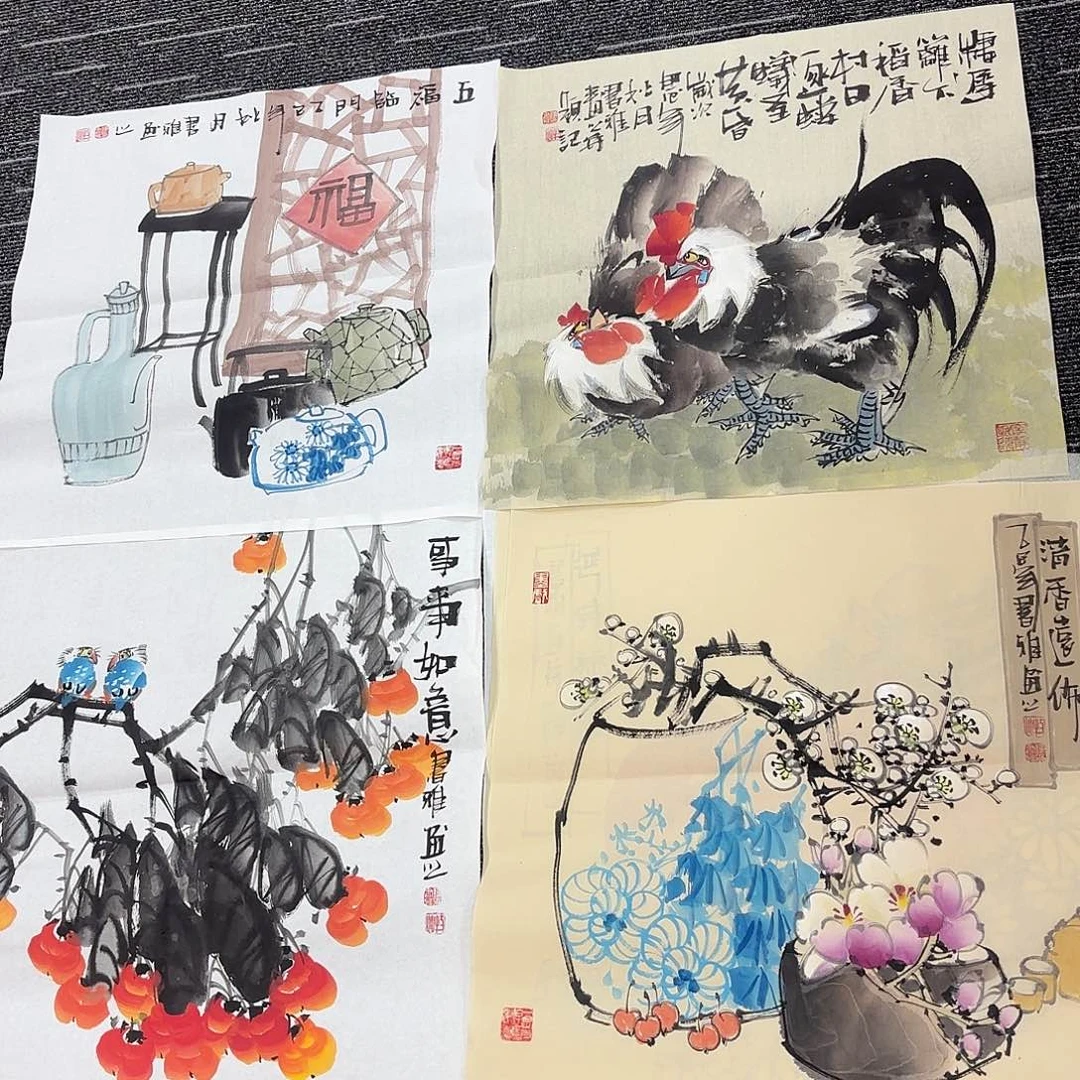 国画国画作品纯手绘