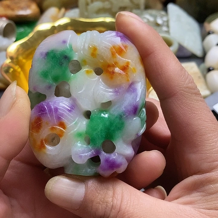 七***光和田玉未镶嵌挂件