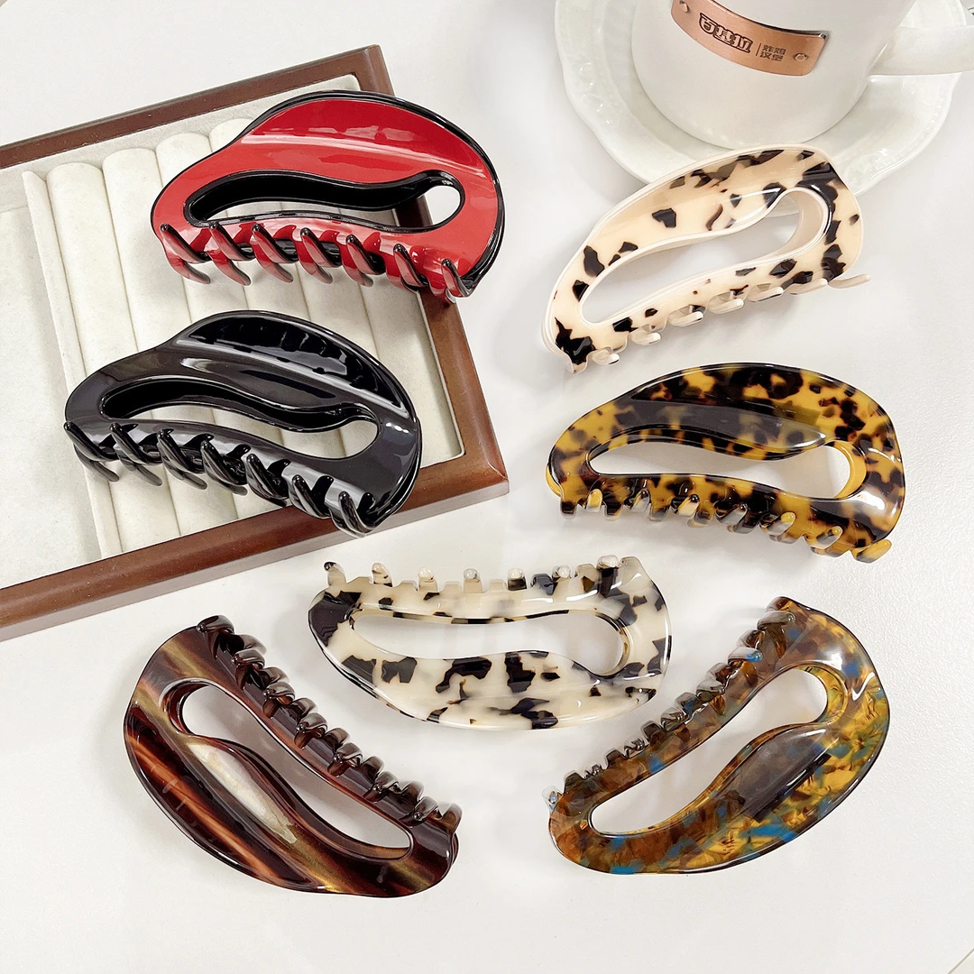 【SY27007】小汽车造型百搭抓夹醋酸发饰发夹高级盘发醋酸简约