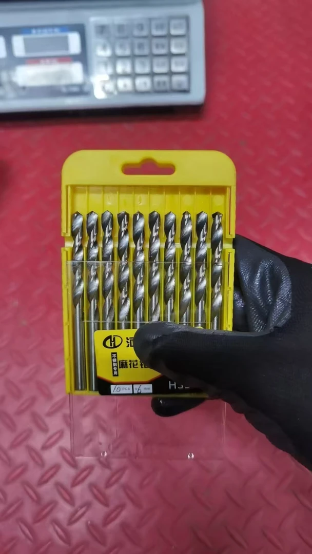 不锈钢麻花钻型号6一盒十根包邮（直播间福利支持一根试用）