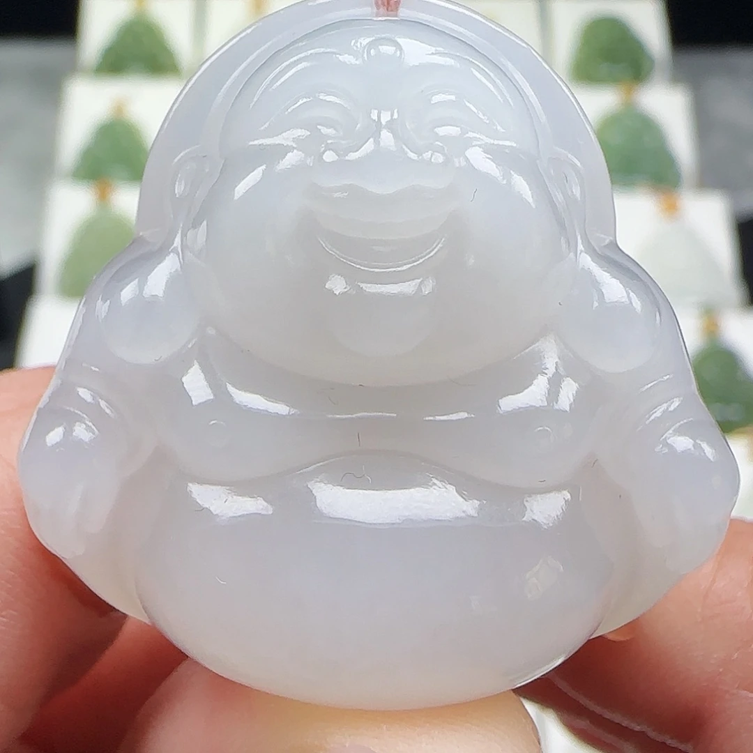 和田玉未镶嵌吊坠(赠链)