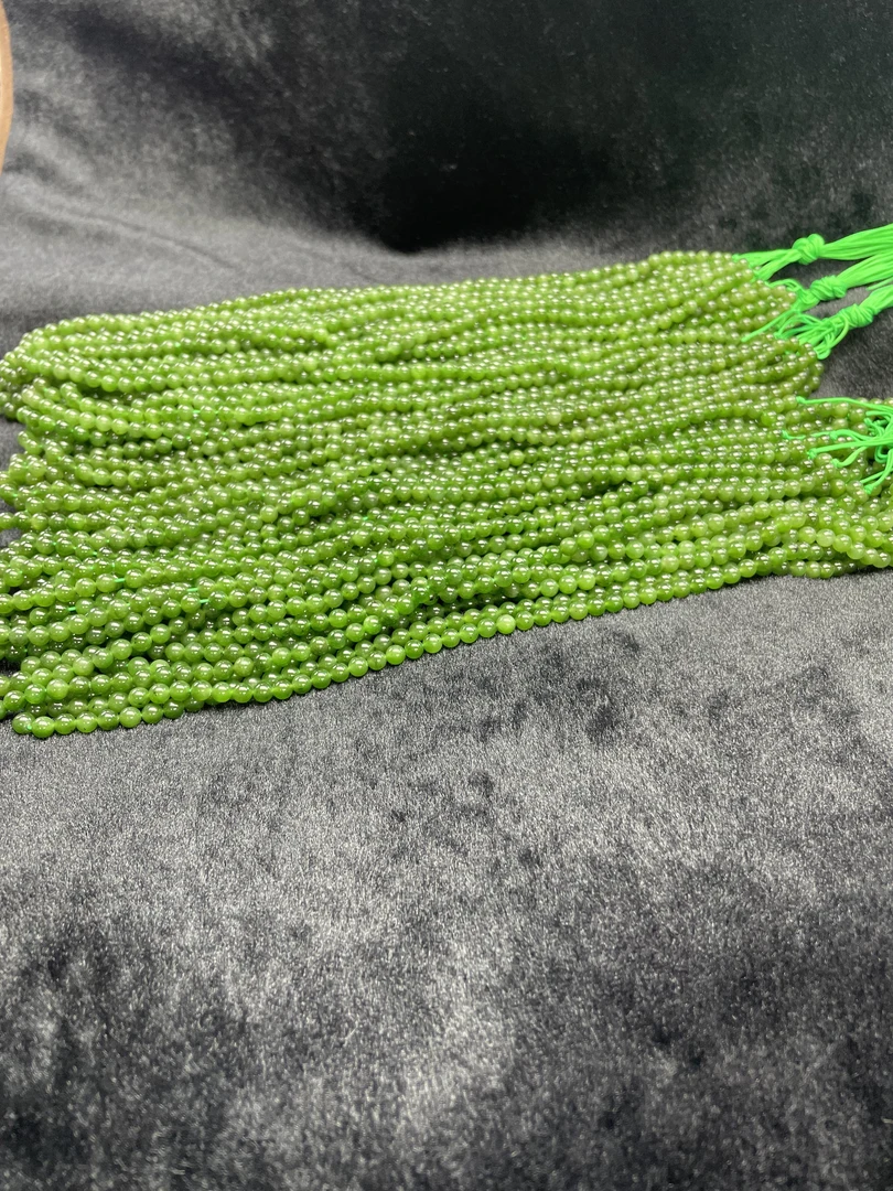 【小耿珠宝】和田玉碧玉项链/6mm（多样性发其一）