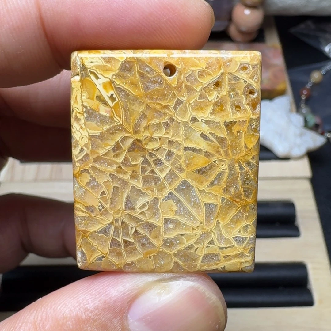 硅化玉未镶嵌纯天然色有机玉石保真色