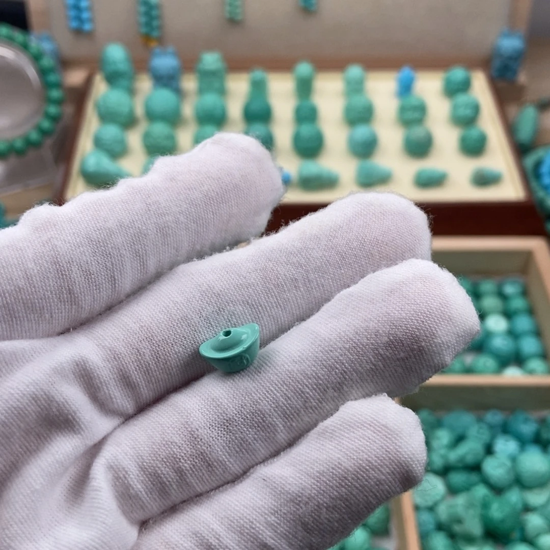湖北精品雕刻元宝8mm