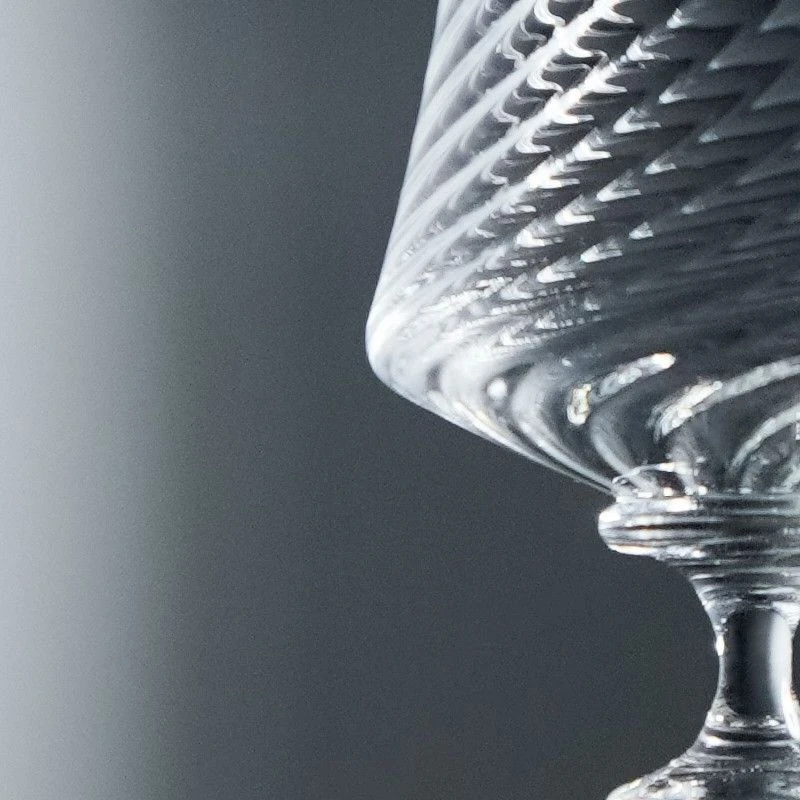 树见造物x十卿丨朝露-绮纹香槟杯250ml(ZL-S0024)