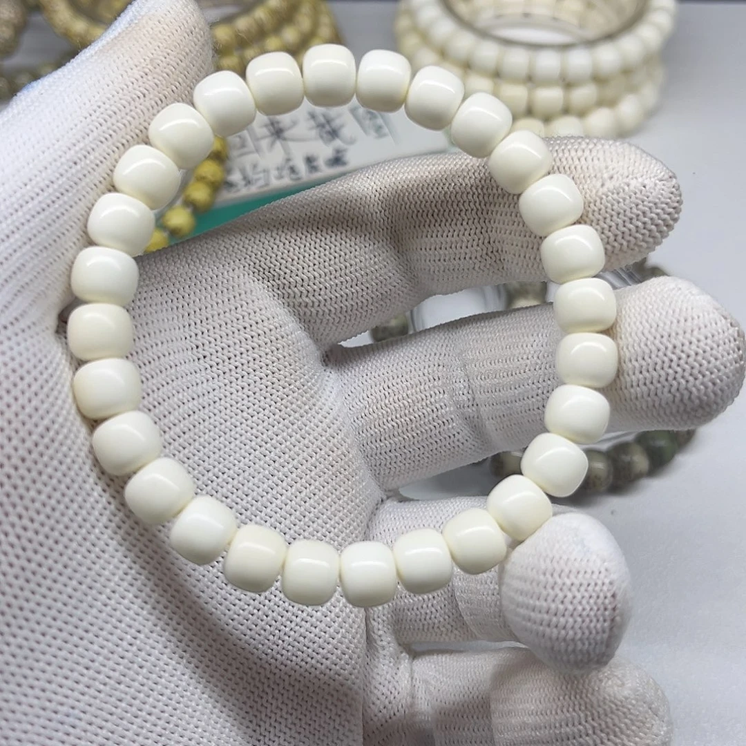 星月菩提手串精工精品白玉菩提尺寸8