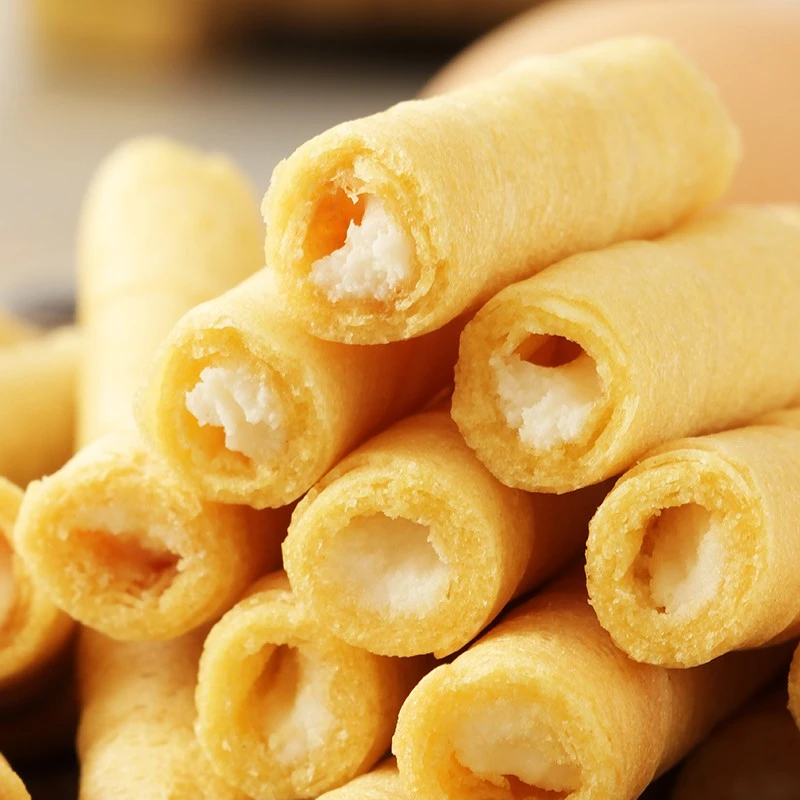 真好意榴莲忘返注心蛋卷96根整箱手工鸡蛋早餐小包装膨化饼干零食