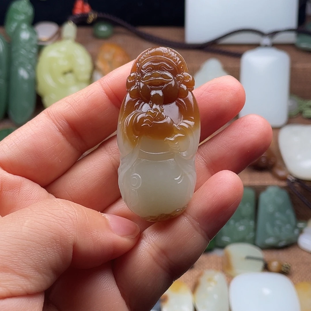 哦***啊和田玉（糖玉）未镶嵌颈饰