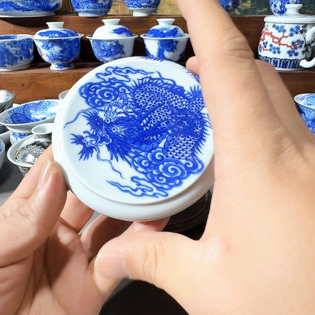 泥塑盖置手工手绘