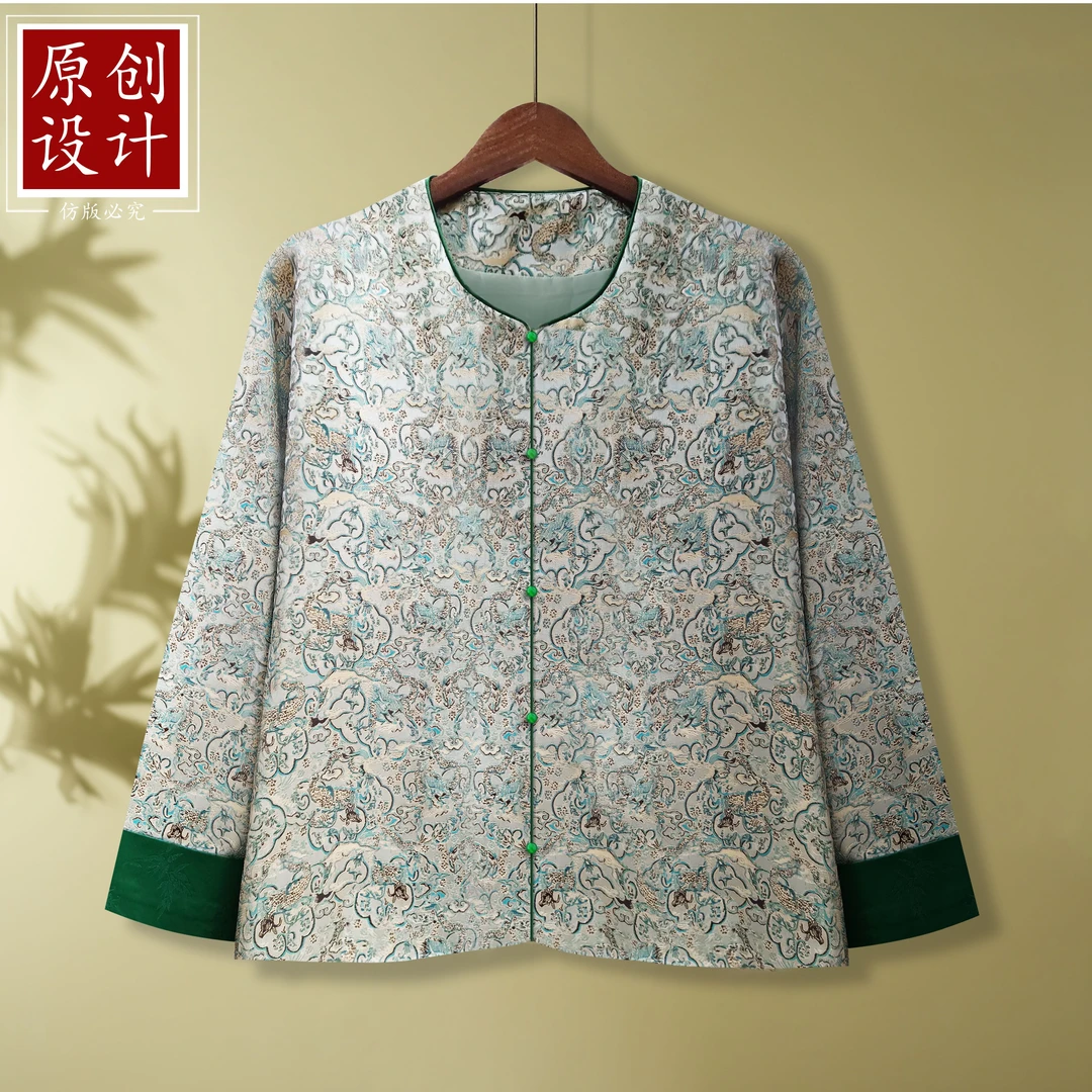 2603-12（龙凤呈祥）新中式国风舒适上衣外套