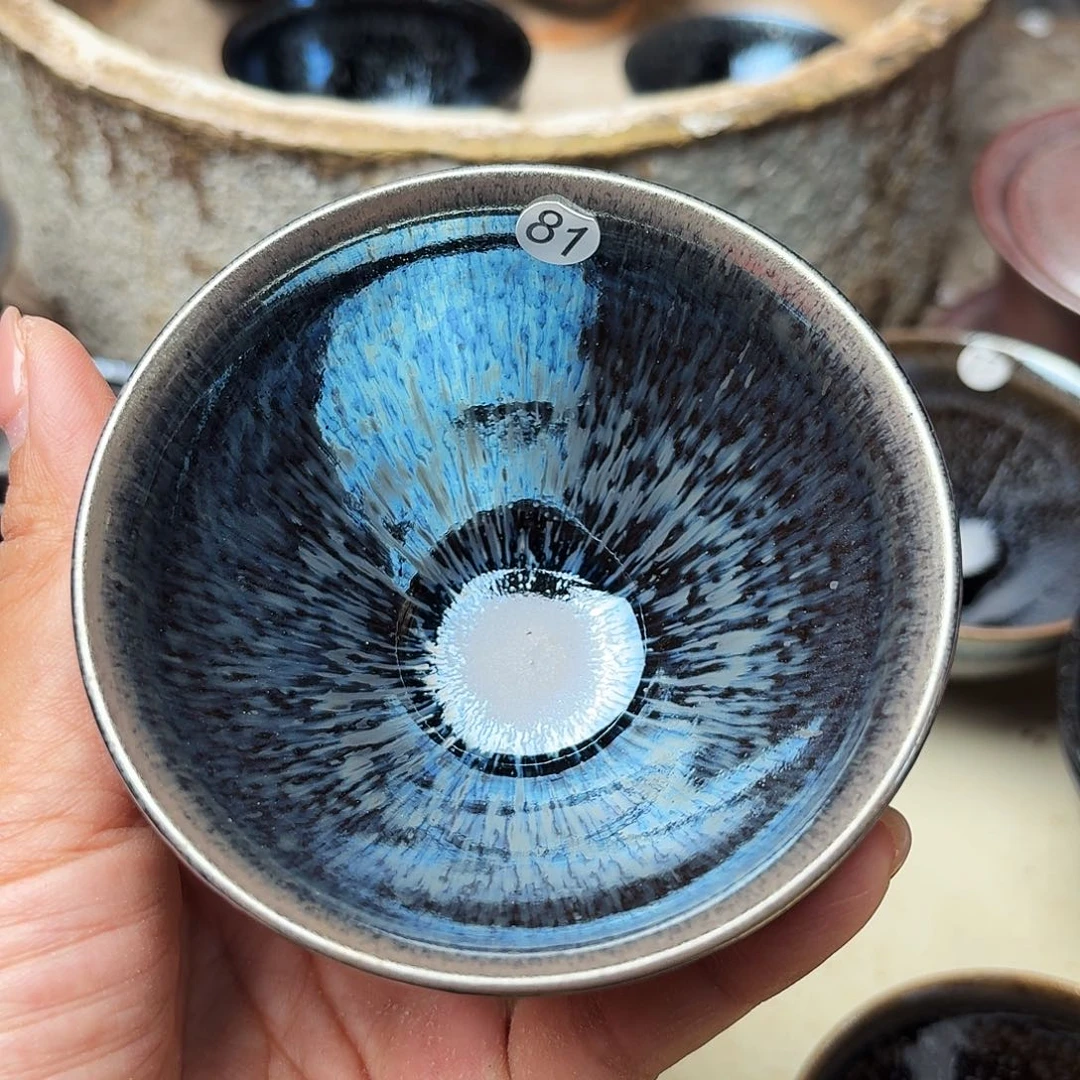 茶盏义兴龙窑建盏81微瑕