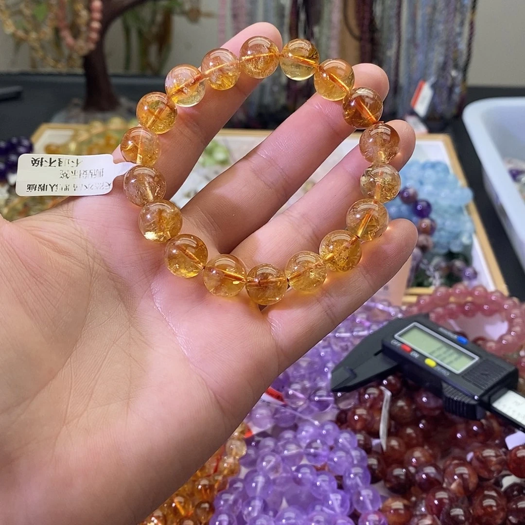 念***想水晶手链未镶嵌黄塔晶11+