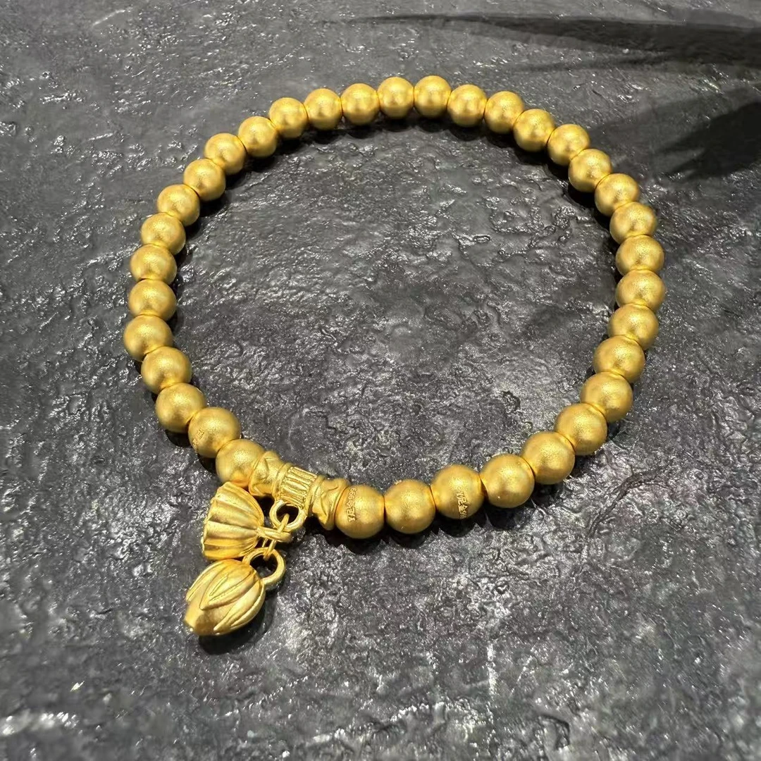 足金999两世欢经典卡5金珠两世欢简约经典国风两世欢XZJ0187