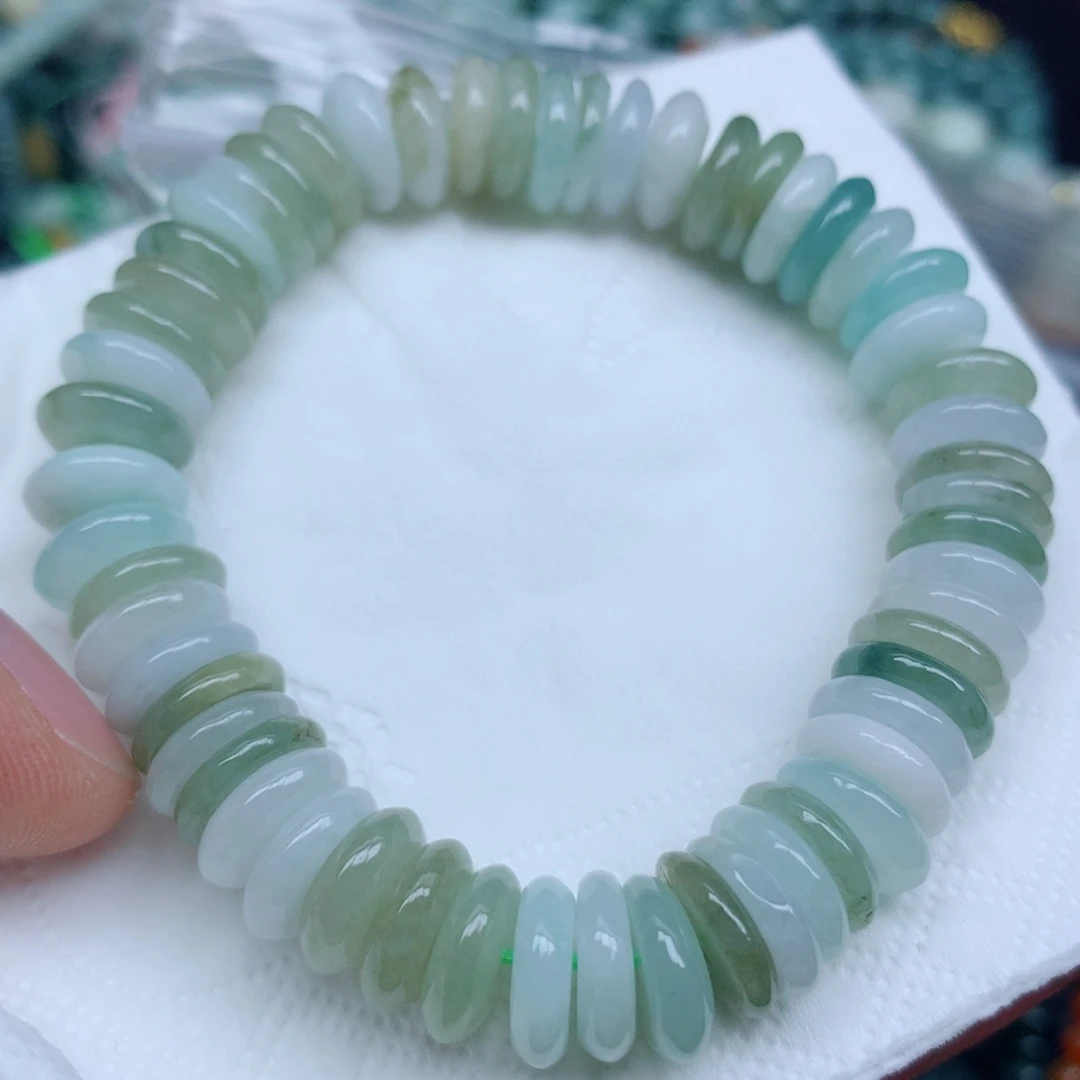 翡翠未镶嵌项链珠珠