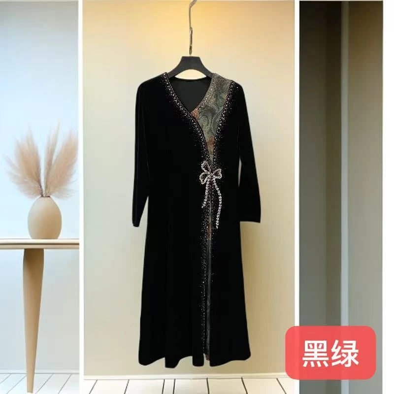 领美和韵25629新款气质显瘦 高端礼服中老年妈妈装连衣裙女士时尚