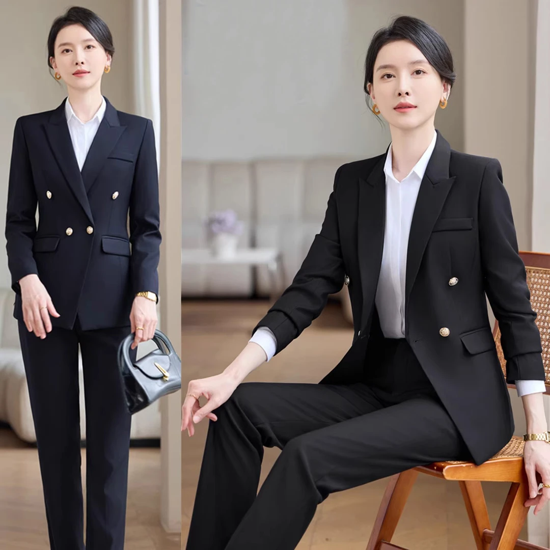 英伦风西装外套女2025新款职业西服套装女工作服气质工装面试正装