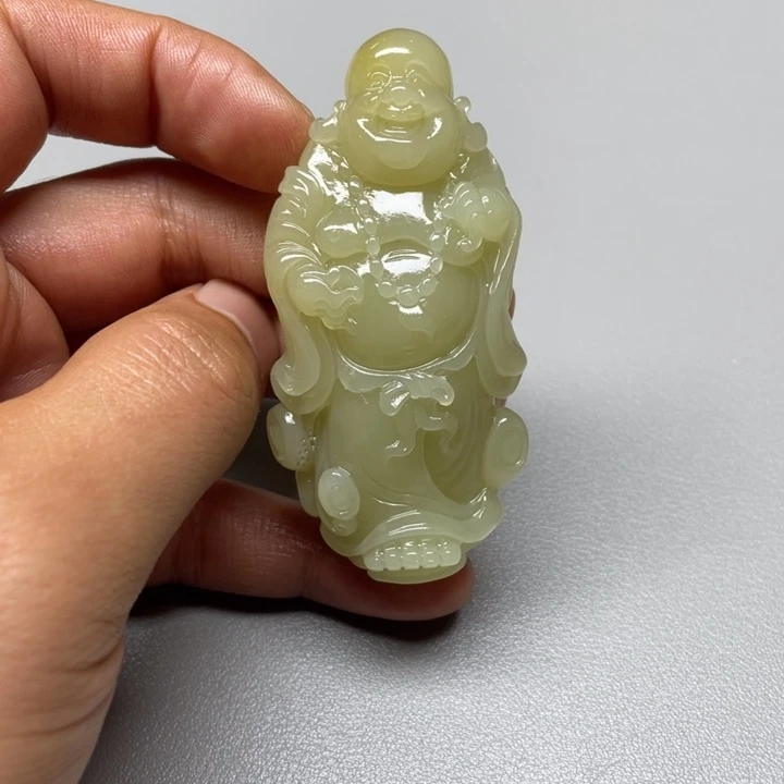 吊坠(不含链)未镶嵌和田玉过***光