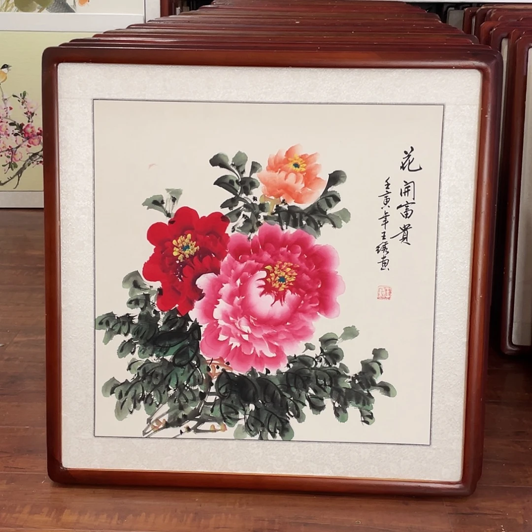 国画带框尺寸63*63厘米