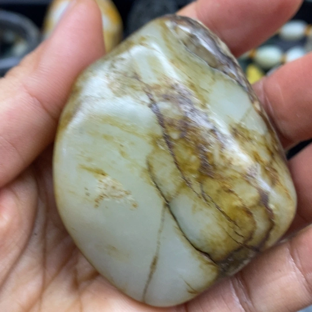 和田玉未镶嵌挂件35