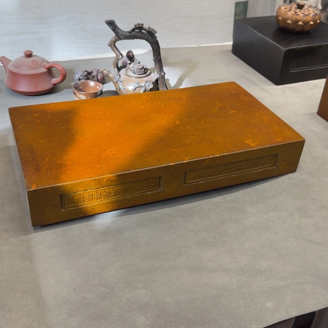 砖雕40-20-6 老料金砖 古铜色