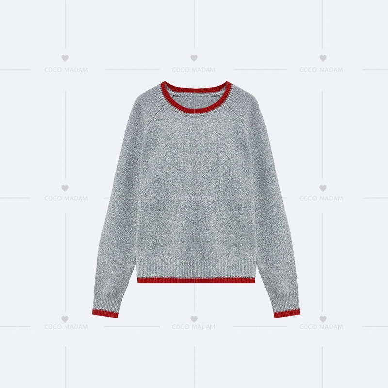 NIUNIU · Niu-484 100山羊绒冬季时尚简约保暖圆领毛衣