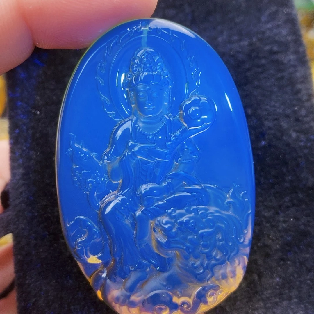 【闪购商品】蓝珀吊坠(不含链)未镶嵌