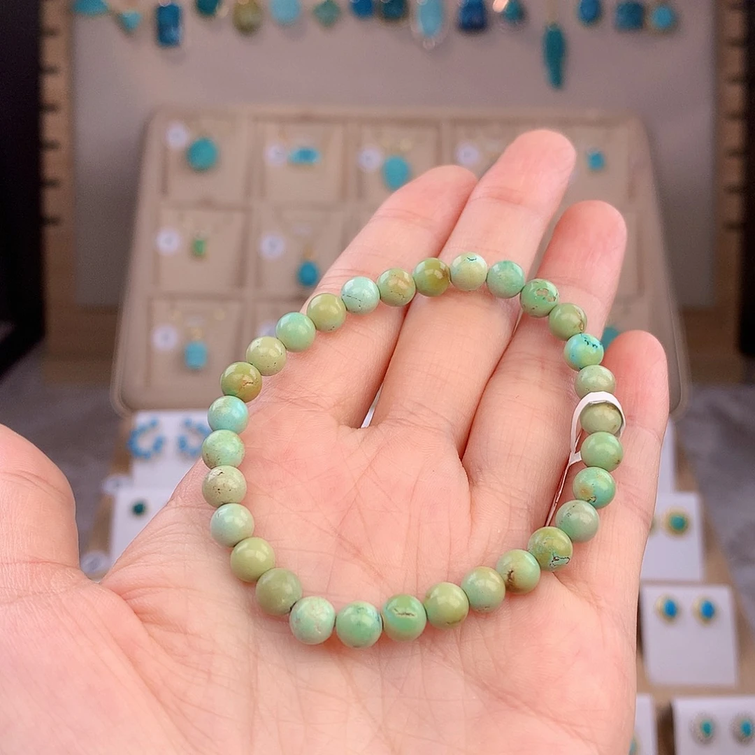 未镶嵌绿松石手链