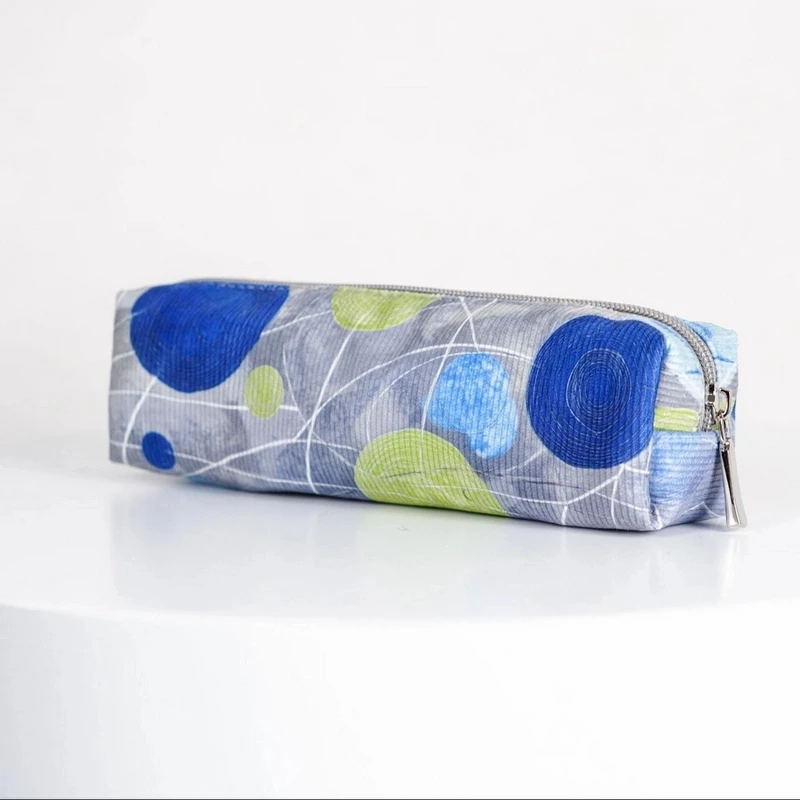 无则艺【笔袋】蓝色星球原创学生收纳包办公笔袋包粉色零钱包拉链