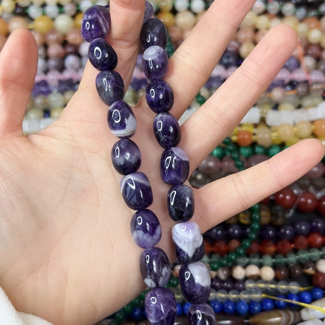 玛瑙/玉髓合金珠宝半成品 卡11✖️16狗牙紫水晶随行一条