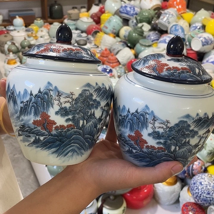 陶瓷罐茶叶罐密封罐