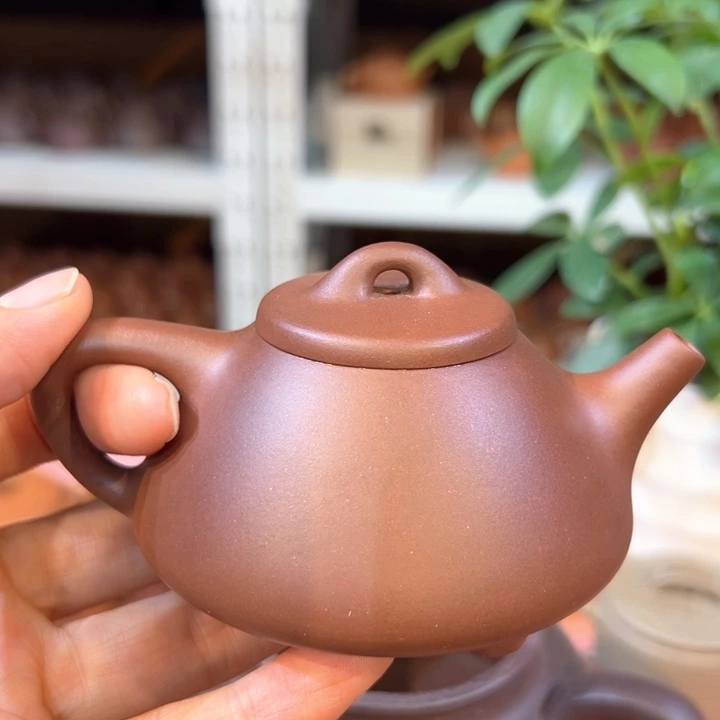 茶壶紫砂紫泥子冶120c c