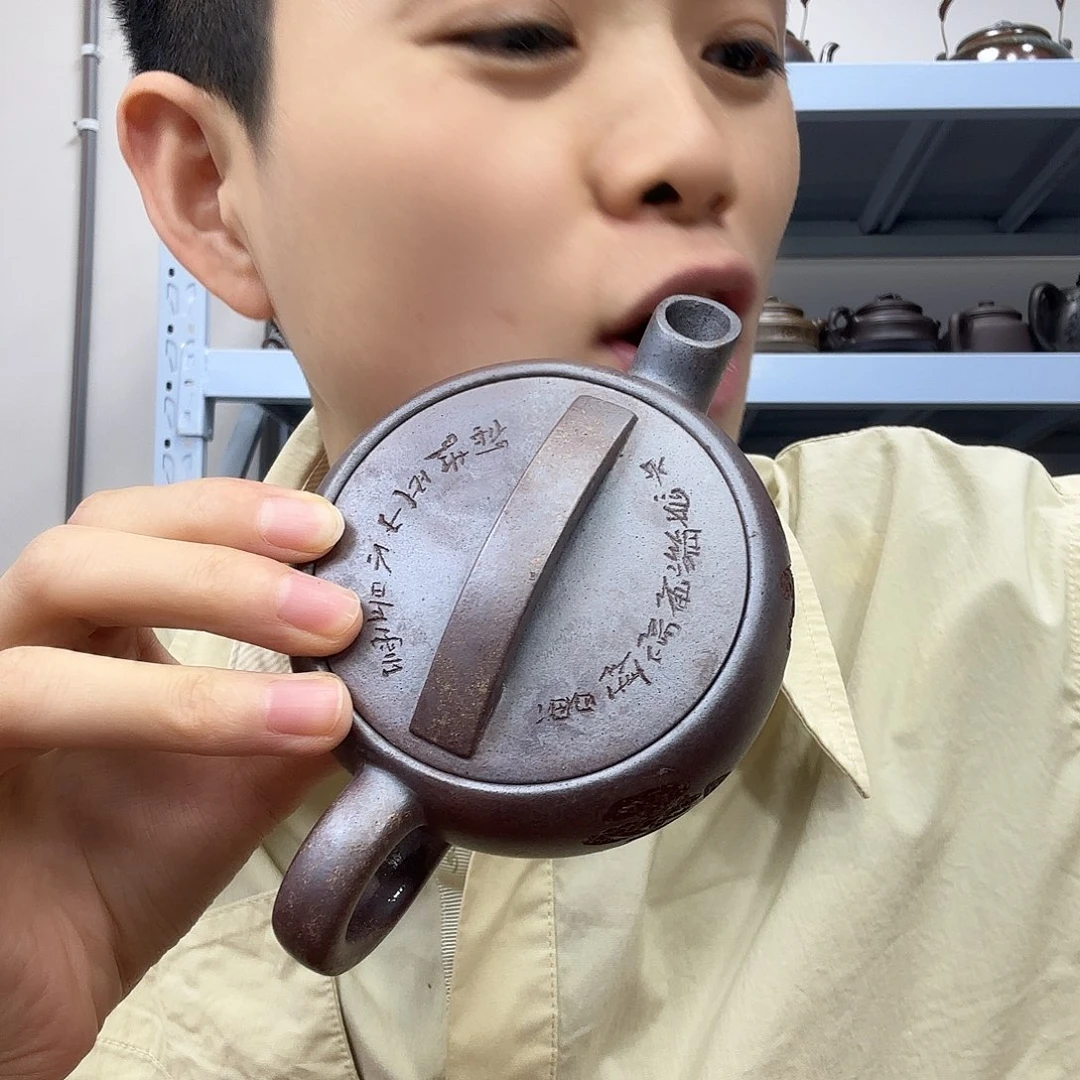 茶壶紫砂民间手艺人全手工制作