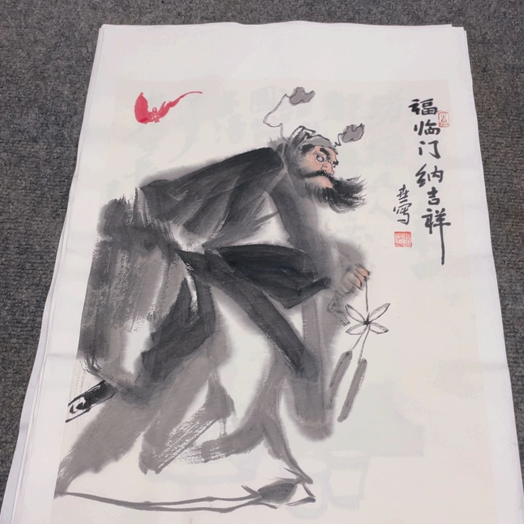 国画1.4平尺纯手绘国画作品