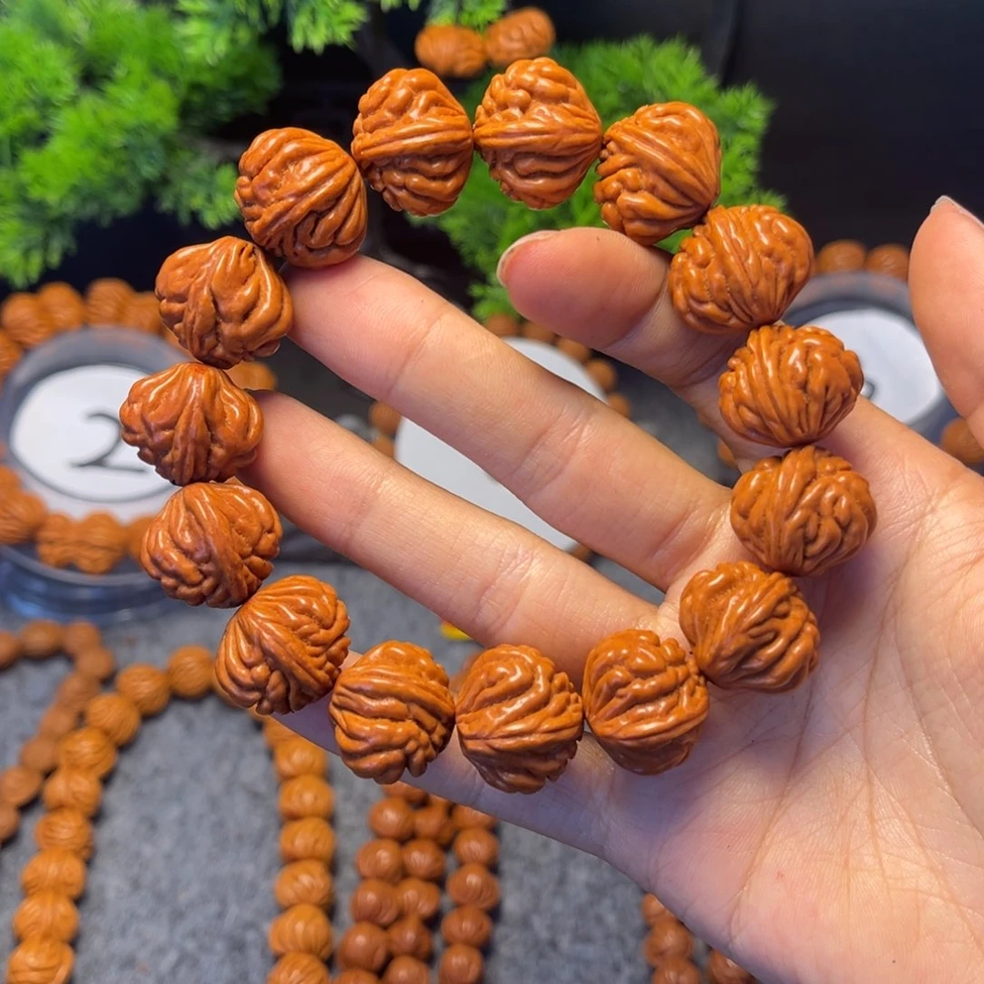 文玩核桃吊坠桃核单圈将军肚