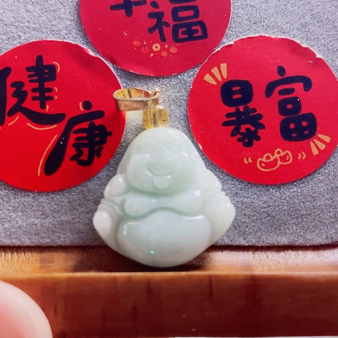 颈饰未镶嵌翡翠配绳