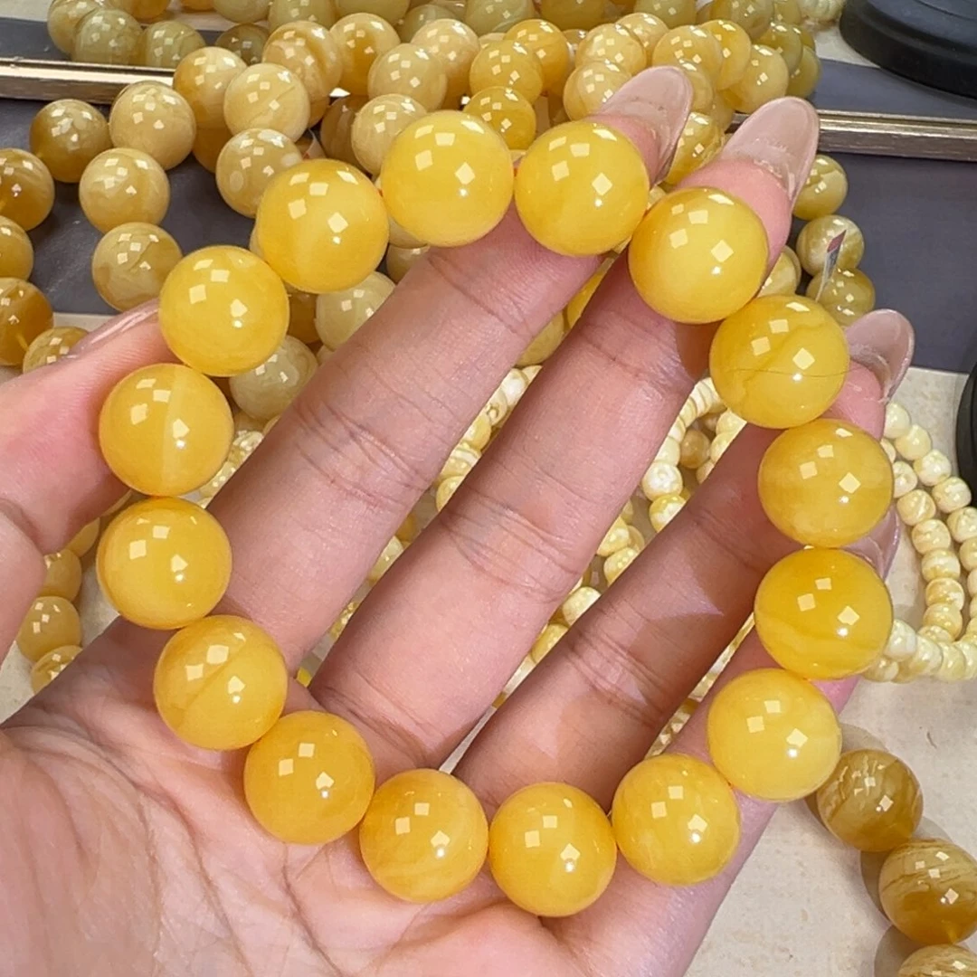 手链琥珀未镶嵌23.3焦皮