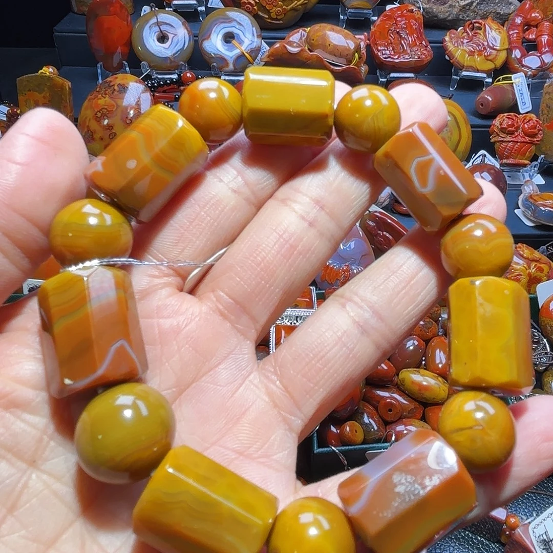 玛瑙/玉髓未镶嵌吊坠(不含链)