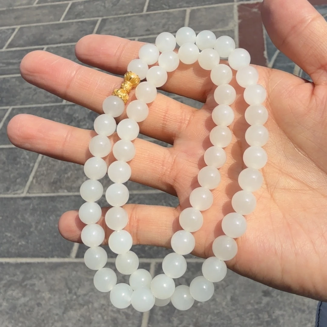 和田玉未镶嵌颈饰卡8白玉项链门总F多样性拍一发一