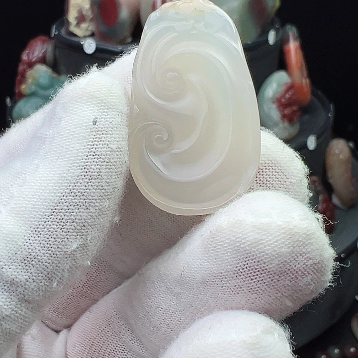 未镶嵌秦紫玉玛瑙/玉髓