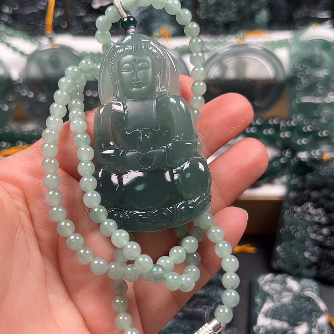 未镶嵌手绳翡翠纯天然A货翡翠吊坠666