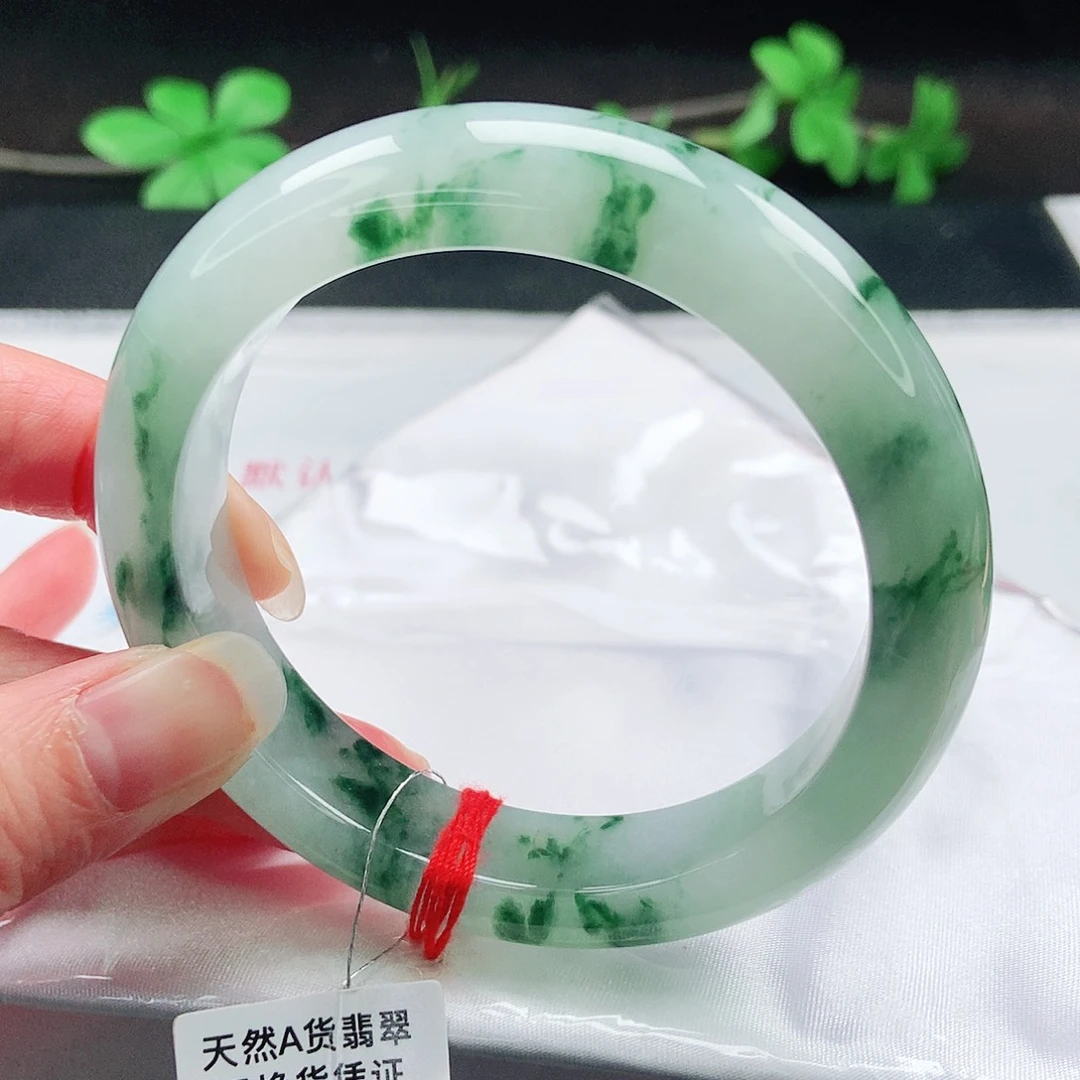 未镶嵌手镯翡翠60圈