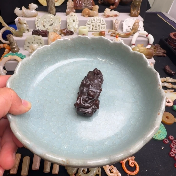鲍***翁摆件瓷韵珍品坊珍品坊